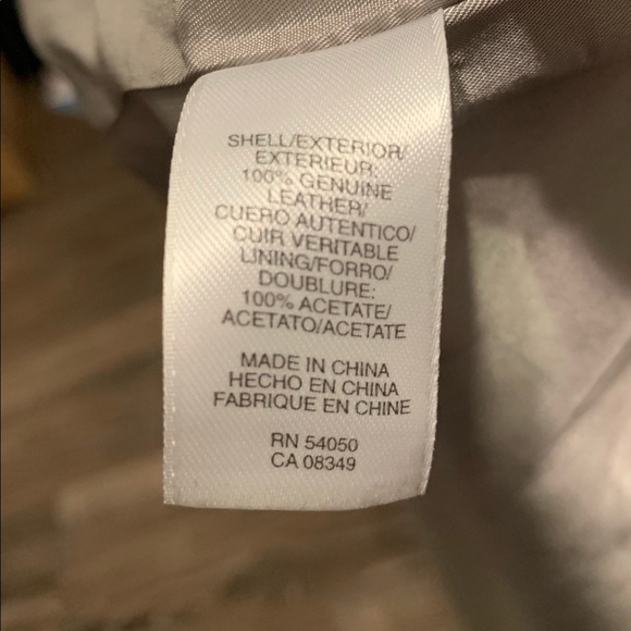 Jones New York Leather Jacket - NWOT - Picture 7 of 9